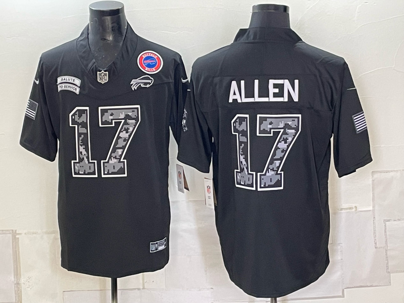 Men 2026 Buffalo Bills #17 Allen black Nike Limited NFL Jersey 1005003
